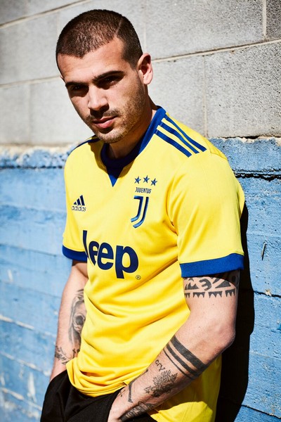adidas Football Reveals New Yellow and Blue Juventus Away Kitfor 2017-18 Season